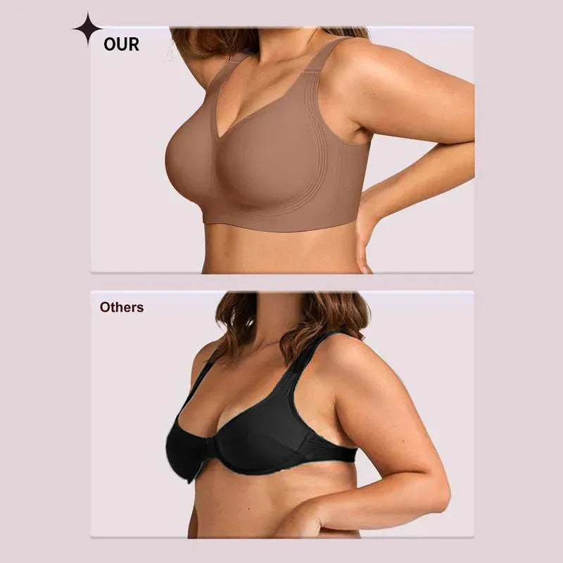 Full Coverage Wireless Bra Seamless Comfort Fit