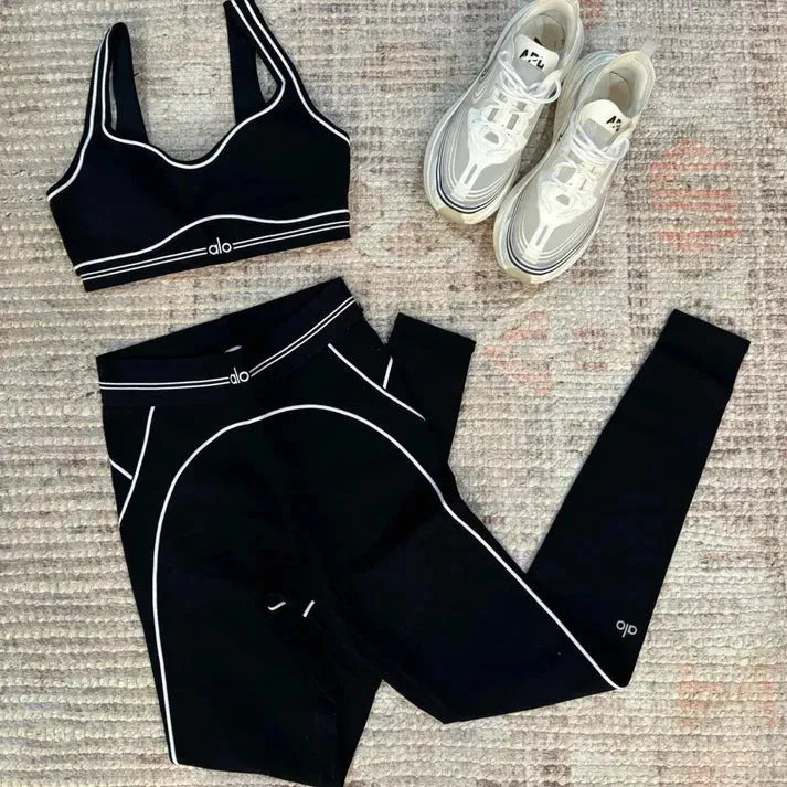 Womens Workout Set Bra & Leggings Gym Outfit