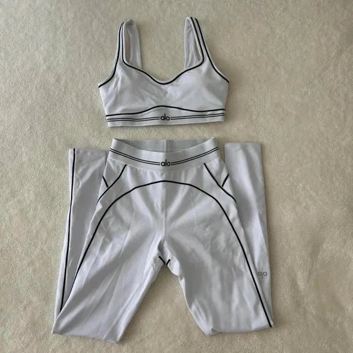 Womens Workout Set Bra & Leggings Gym Outfit