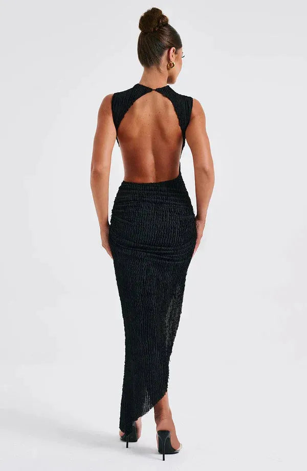 Aphrodite Midi Dress Elegant Womens Outfit