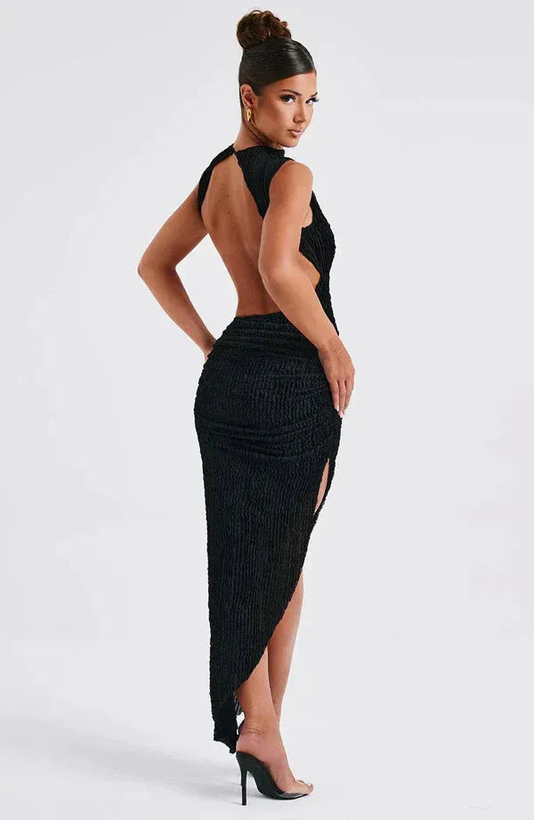 Aphrodite Midi Dress Elegant Womens Outfit