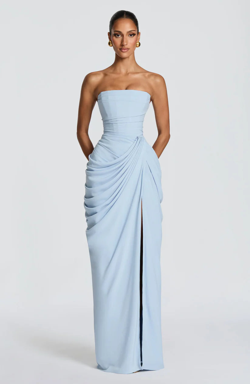 Elara Maxi Dress Elegant Womens Flowy Evening Outfit