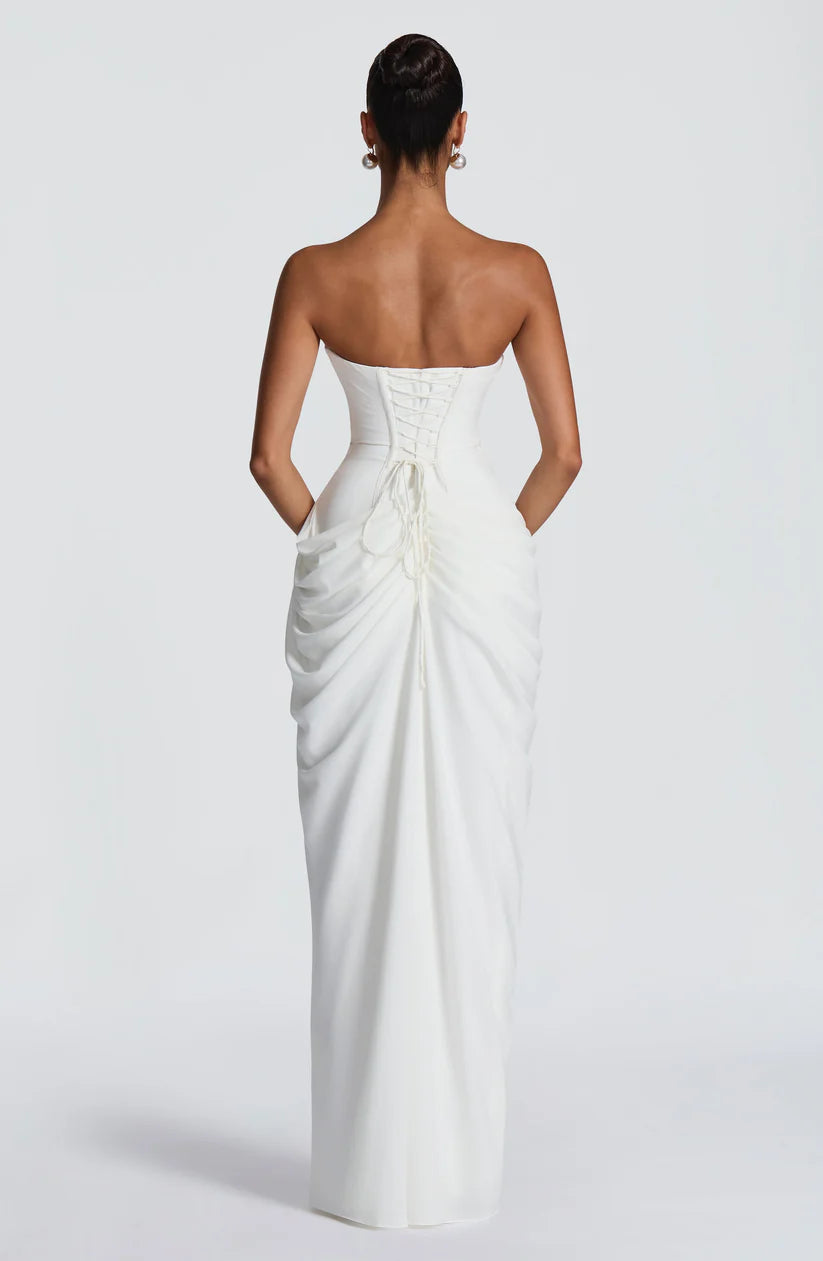 Elara Maxi Dress Elegant Womens Flowy Evening Outfit