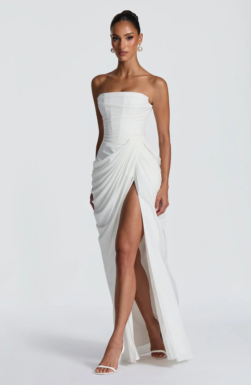 Elara Maxi Dress Elegant Womens Flowy Evening Outfit