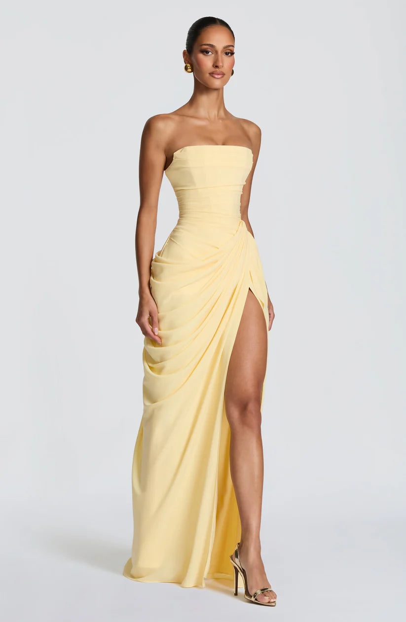 Elara Maxi Dress Elegant Womens Flowy Evening Outfit