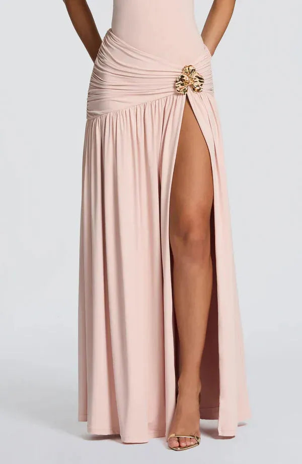 Elegant Maxi Skirt for Women Saira Flowy Long Skirt