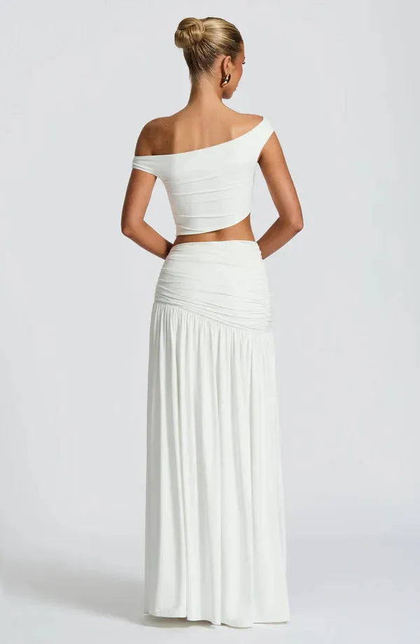 Elegant Maxi Skirt for Women Saira Flowy Long Skirt
