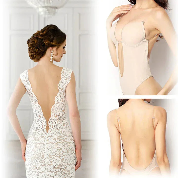 Backless Body Shaper Bra Invisible Seamless Fit