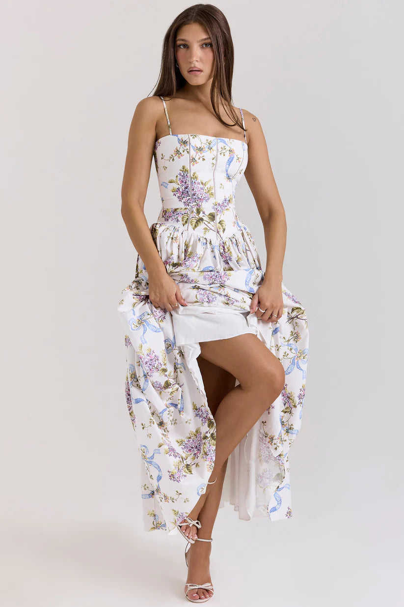 Floral Midi Sundress for Women Velmora Summer Dress