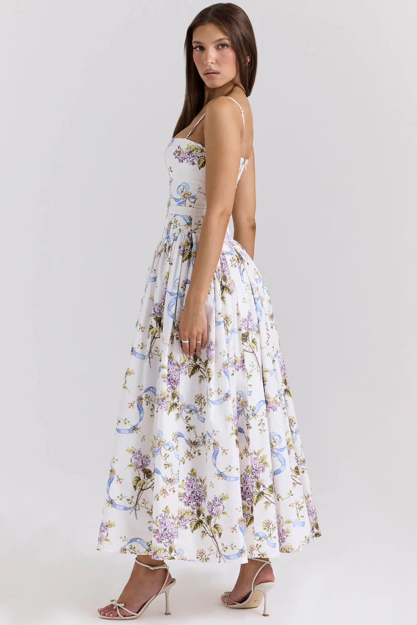 Floral Midi Sundress for Women Velmora Summer Dress